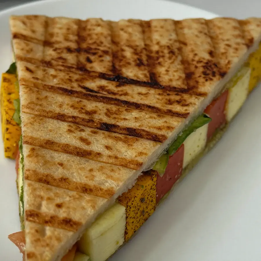 Paneer Grilled Sandwich (close up view) – pure veg from Mohit Bakery