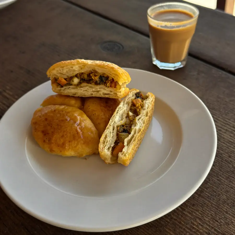Paneer Patty (served view) – pure veg from Mohit Bakery