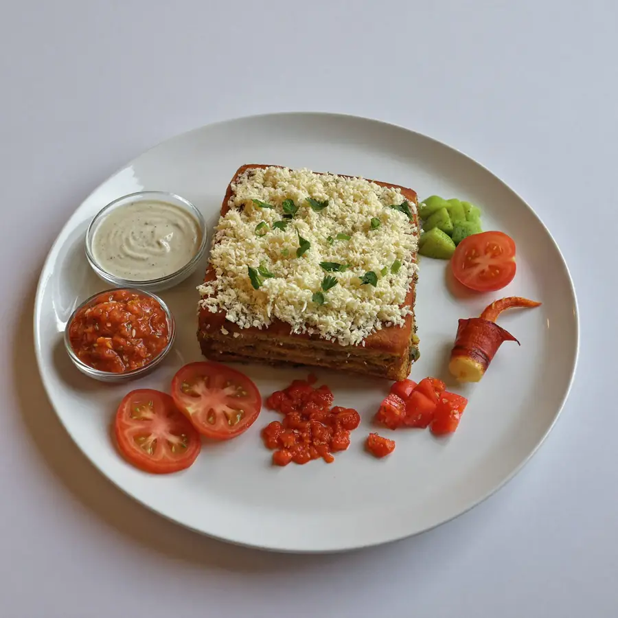 Paneer Uttapam (inside view) – pure veg from Mohit Bakery