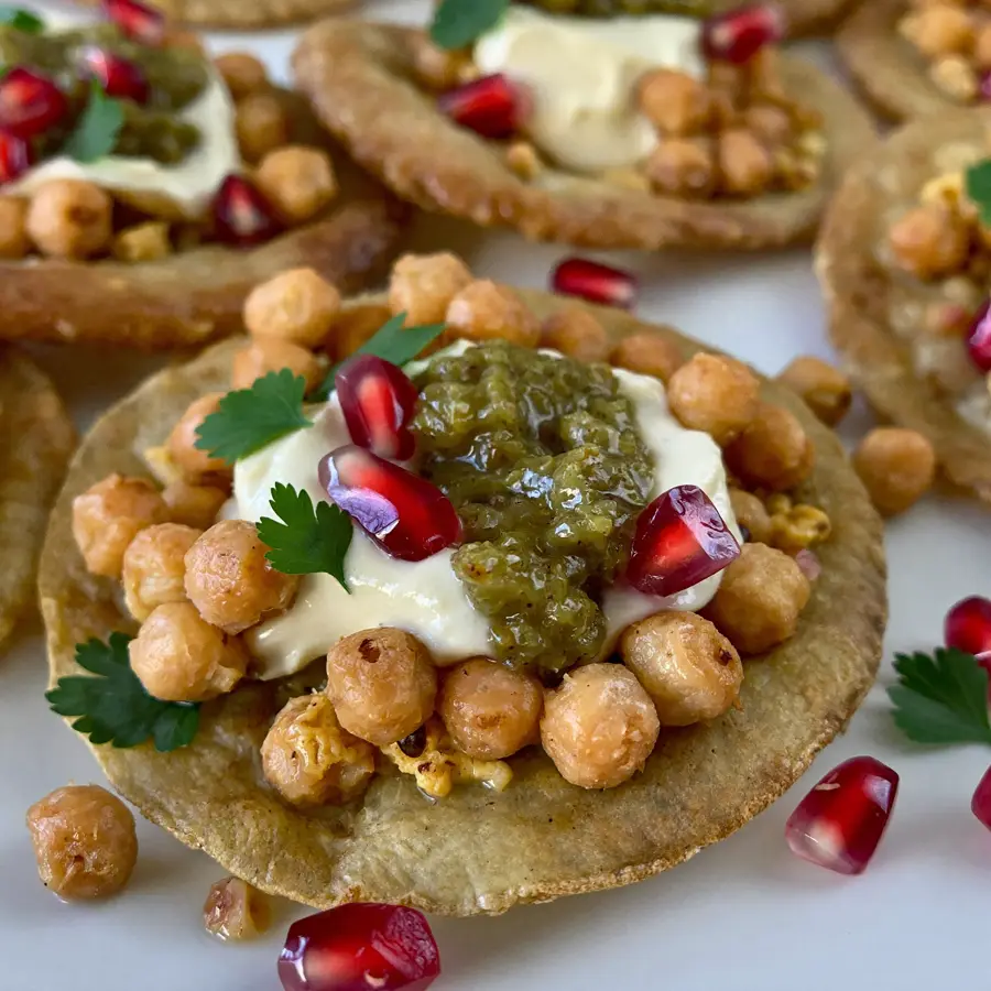 Papdi Chaat (close up view) – pure veg from Mohit Bakery