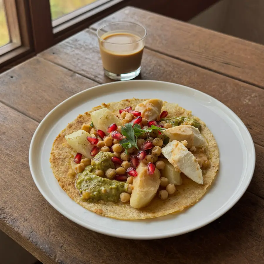 Papdi Chaat (served view) – pure veg from Mohit Bakery