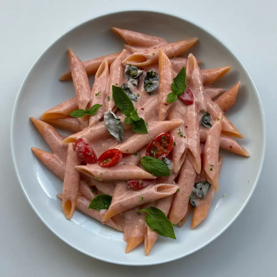 Parma Rosa Penne Pasta (front view) – pure veg from Mohit Bakery