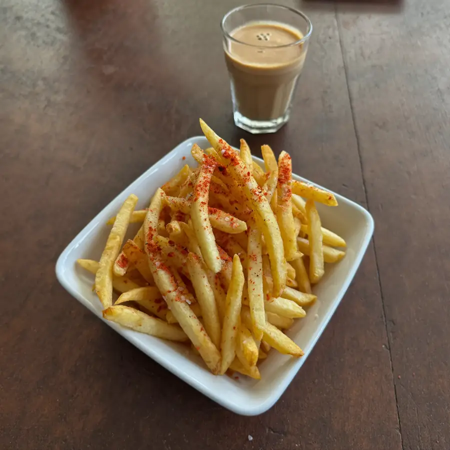Peri Peri Fries (served view) – pure veg from Mohit Bakery