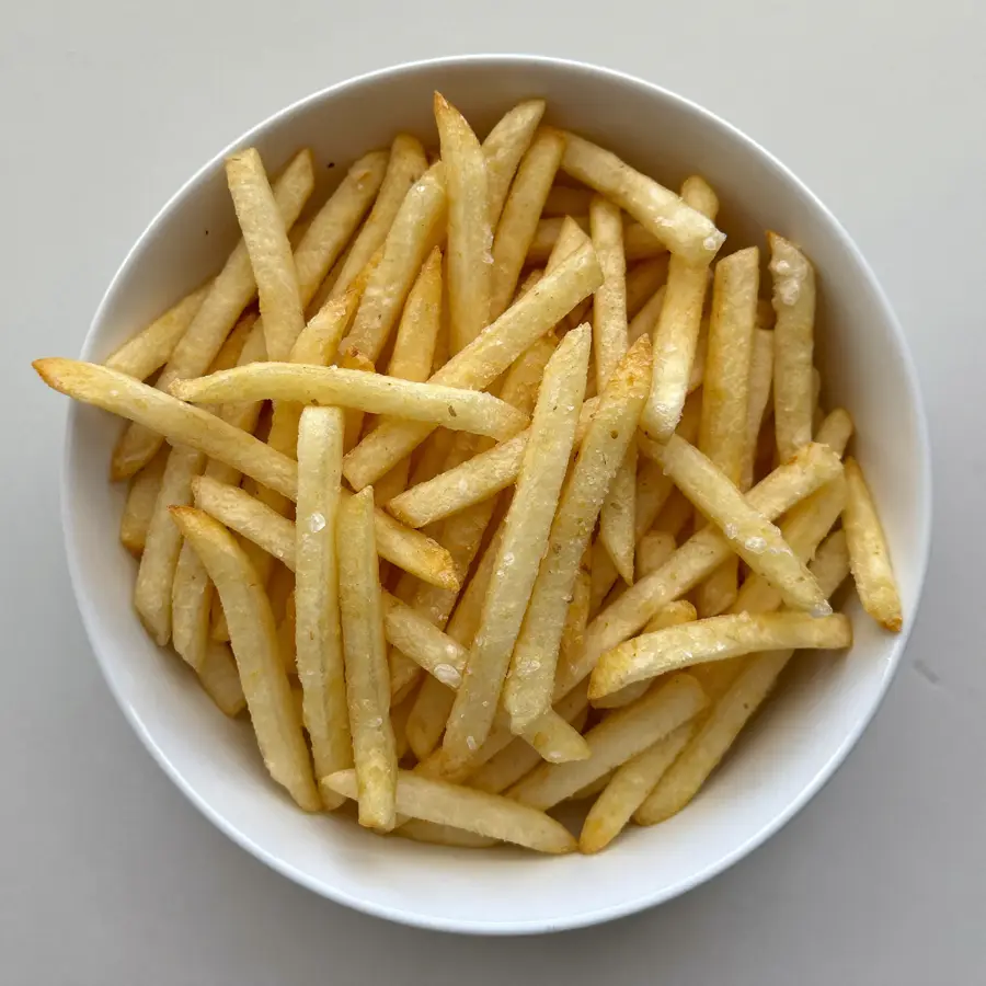 Plain French Fries (top view) – pure veg from Mohit Bakery