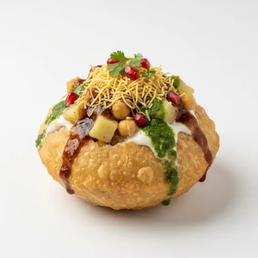Raj Kachori (classic view) – pure veg from Mohit Bakery