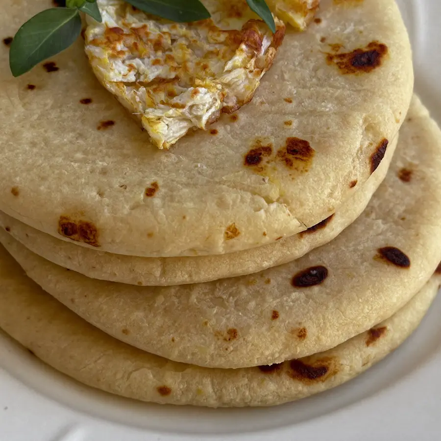 Roti (close up view) – fresh eggless bread from Mohit Bakery