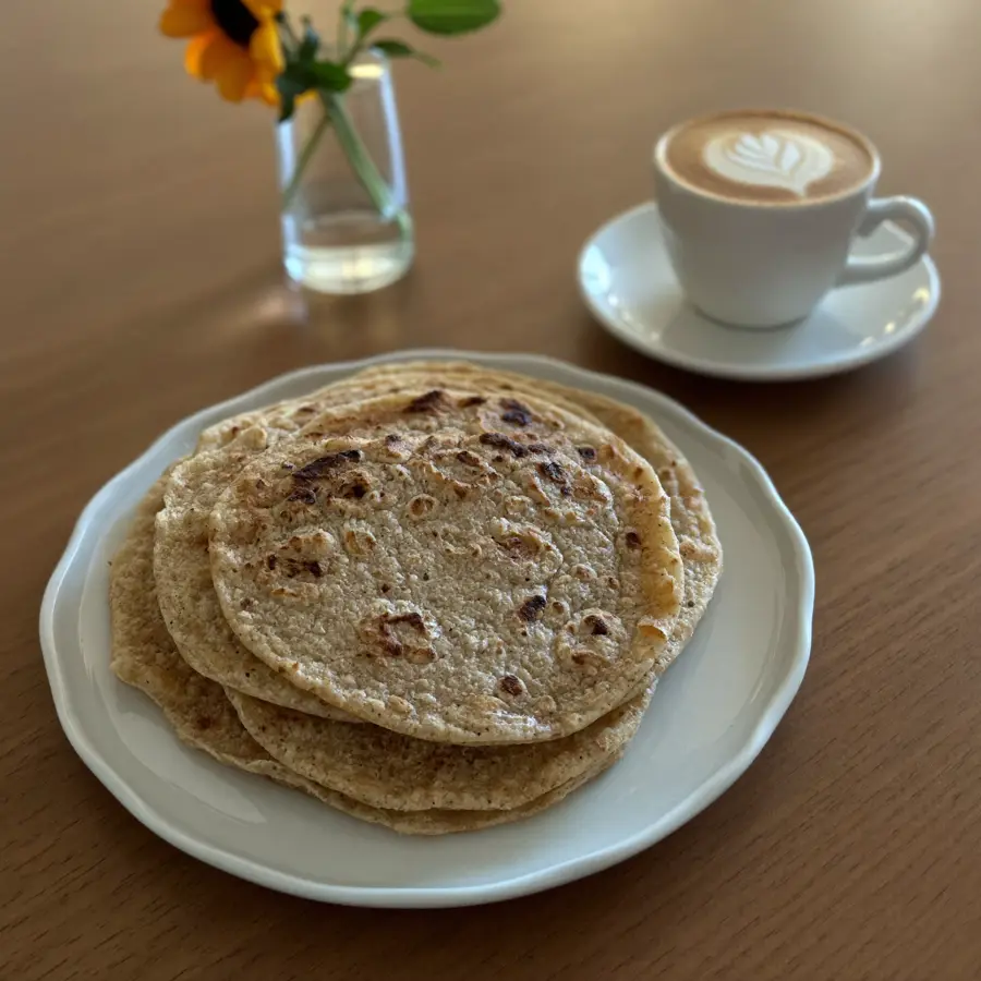 Roti (served view) – fresh eggless bread from Mohit Bakery