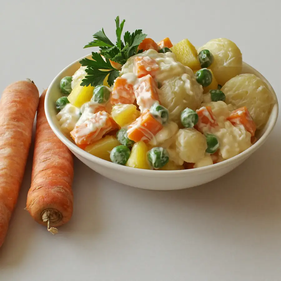 Russian Salad Juicy (inside view) – pure veg from Mohit Bakery