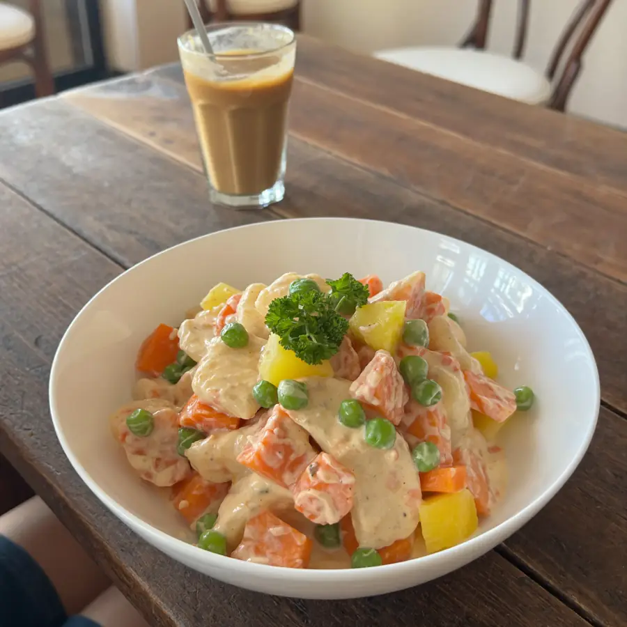 Russian Salad Juicy (served view) – pure veg from Mohit Bakery