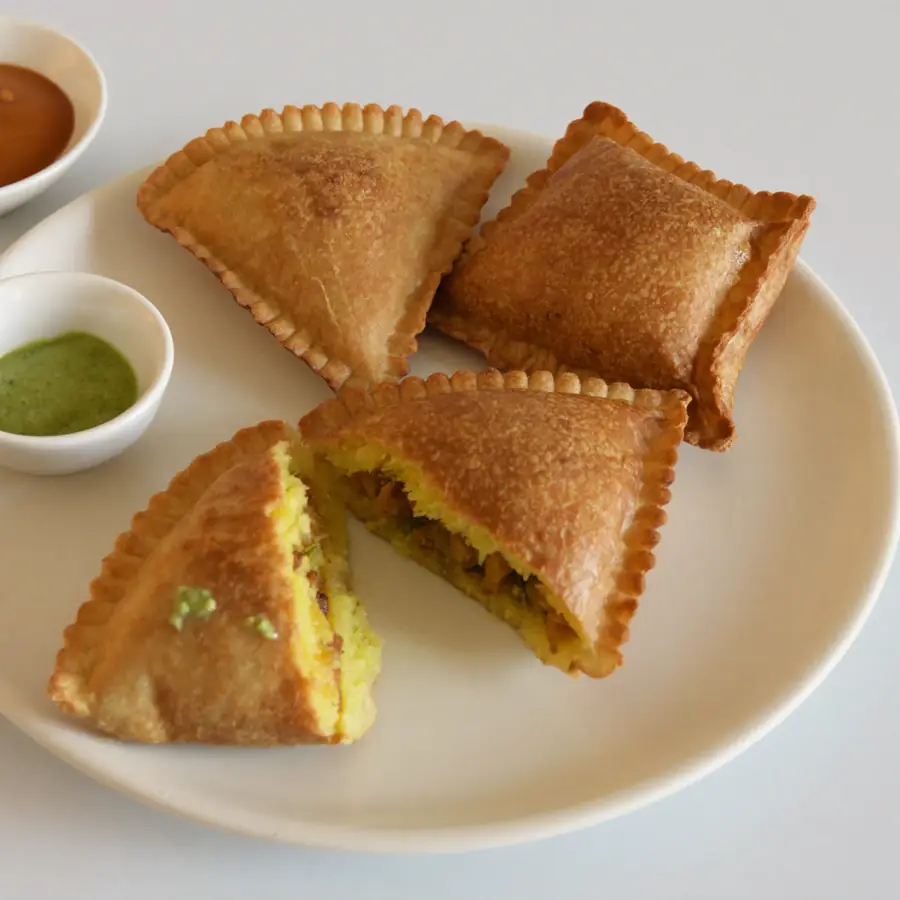 Samosa (inside view) – pure veg from Mohit Bakery