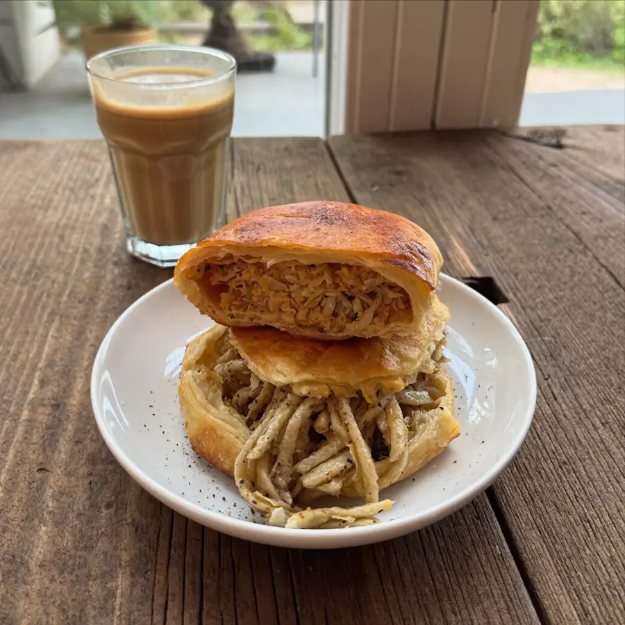 Soya Chaap Patty (served view) – pure veg from Mohit Bakery