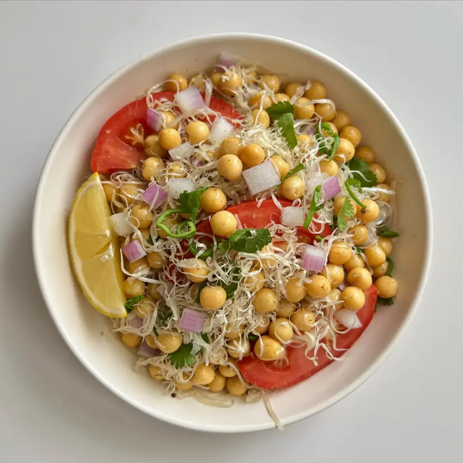 Sprout Diet Salad (top view) – pure veg from Mohit Bakery