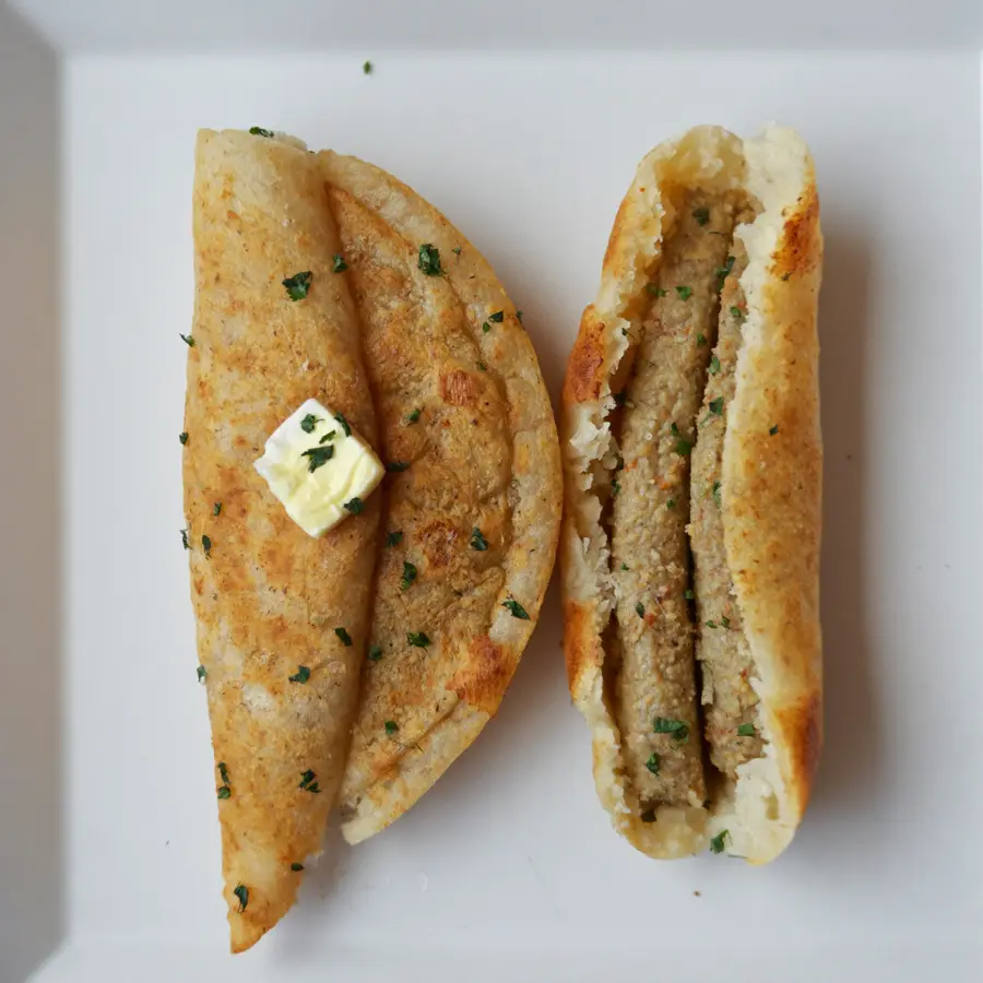 Stuffed Paneer Kulcha (front view) – pure veg from Mohit Bakery