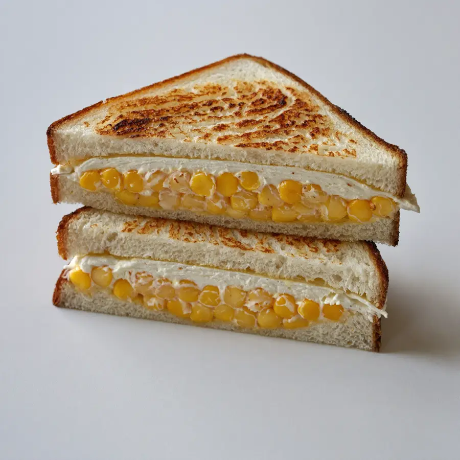 Sweet Corn Sandwich (inside view) – pure veg from Mohit Bakery