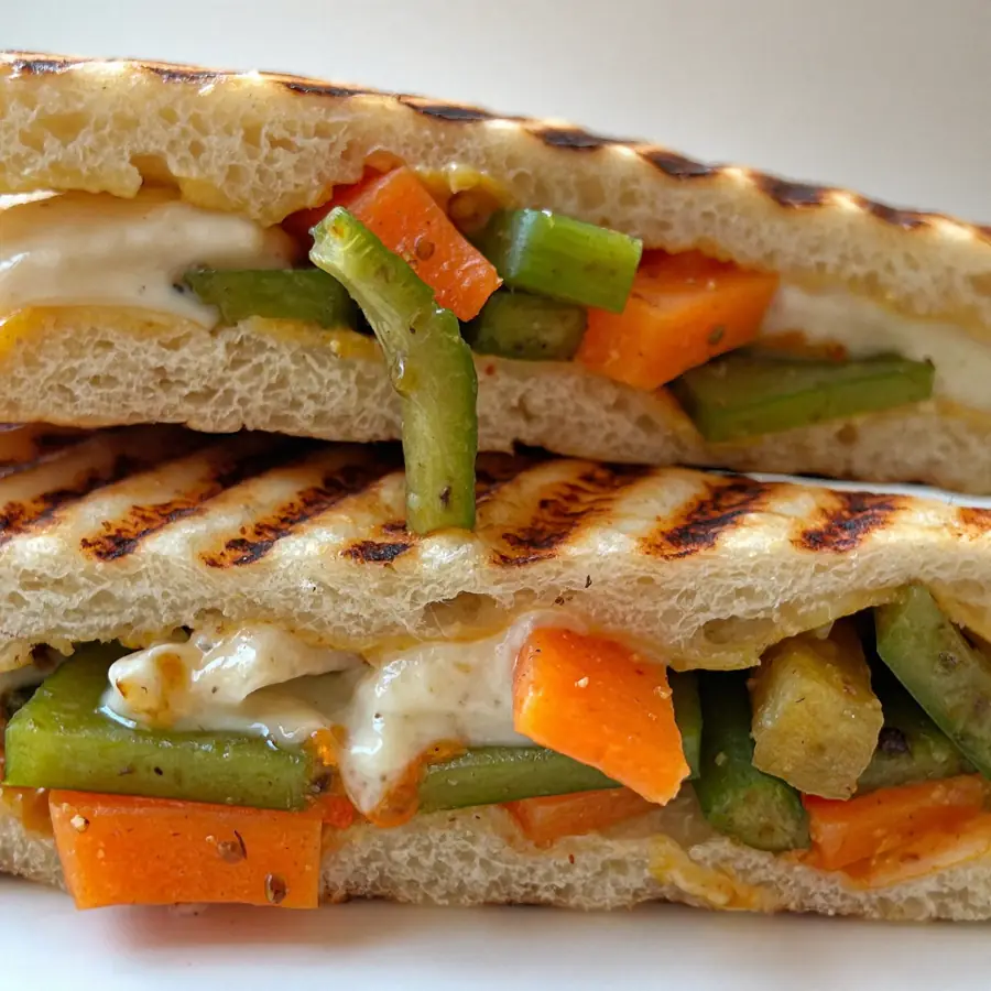 Tandoori Cheese Sandwich (close up view) – pure veg from Mohit Bakery