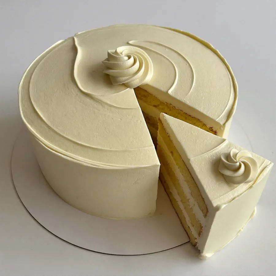 Vanilla Cake (inside view) – eggless cake from Mohit Bakery