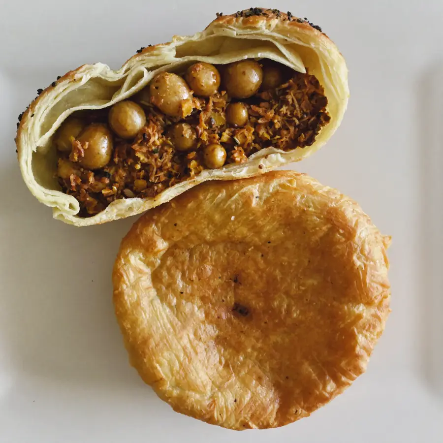 Veg / Aloo Patty (inside view) – pure veg from Mohit Bakery
