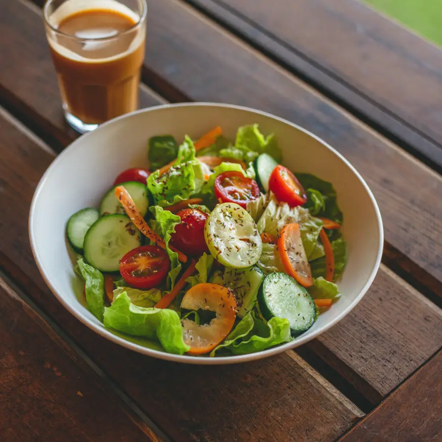 Veg Diet Salad (served view) – pure veg from Mohit Bakery