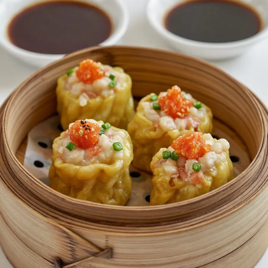 Veggie Crystal Dimsum (close up view) – pure veg from Mohit Bakery