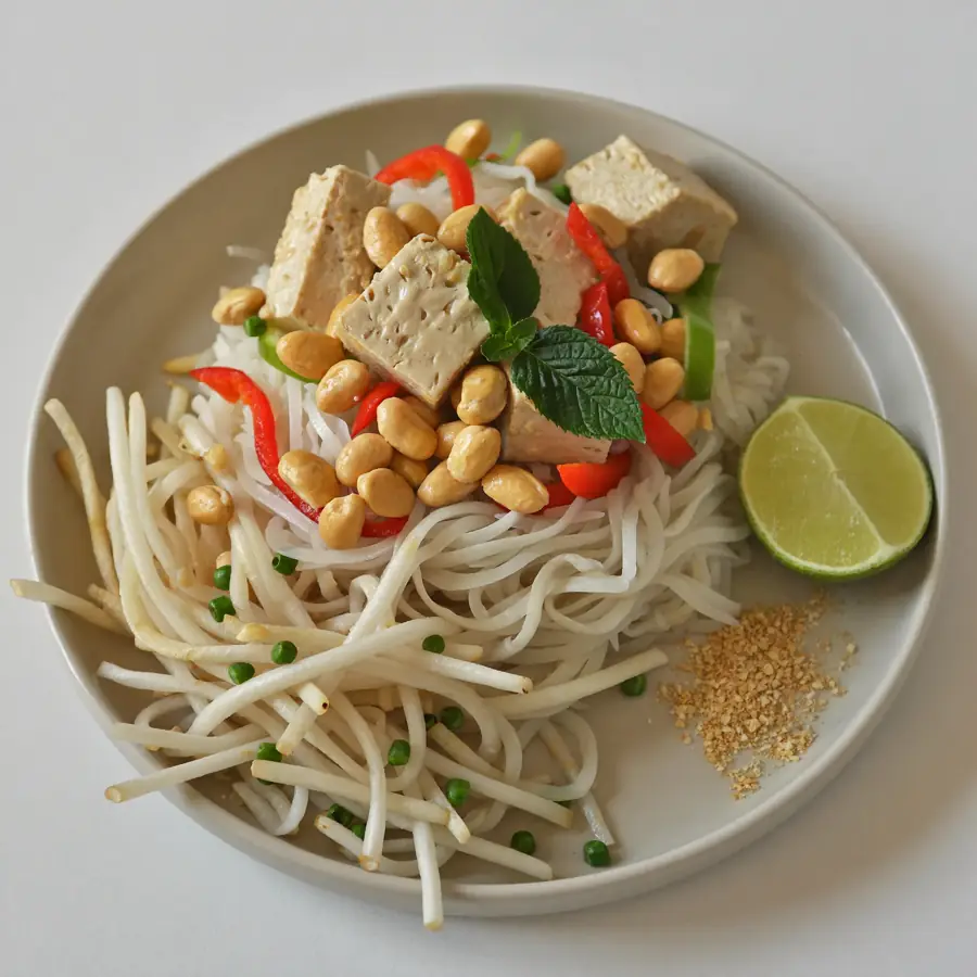 Veg Pad Thai Noodle(veg) (inside view) – pure veg from Mohit Bakery