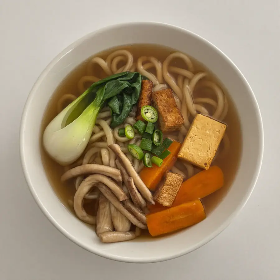 Veg Udon Noodle(veg) (top view) – pure veg from Mohit Bakery