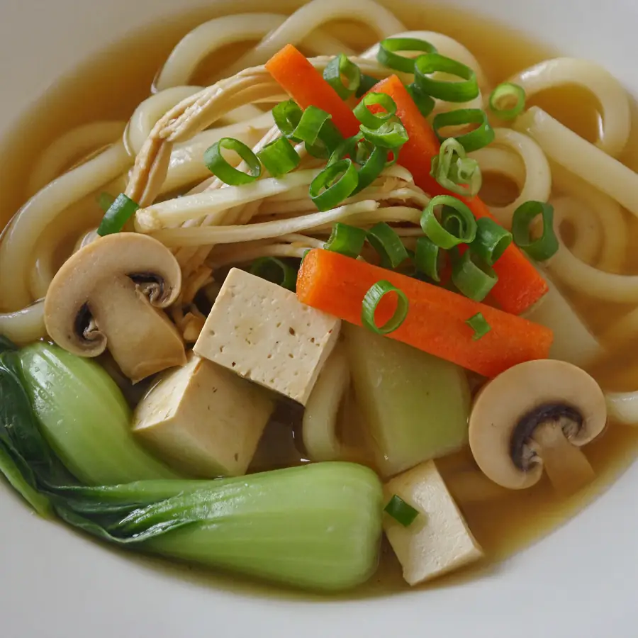 Veg Udon Noodle(veg) (close up view) – pure veg from Mohit Bakery