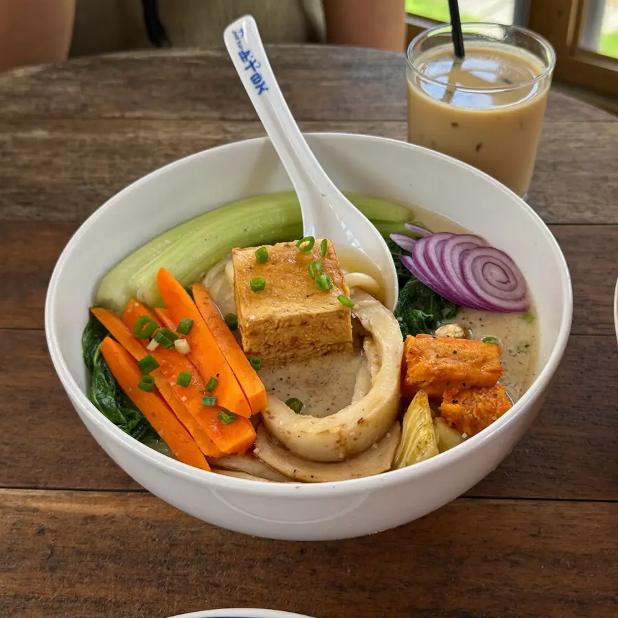 Veg Udon Noodle(veg) (served view) – pure veg from Mohit Bakery