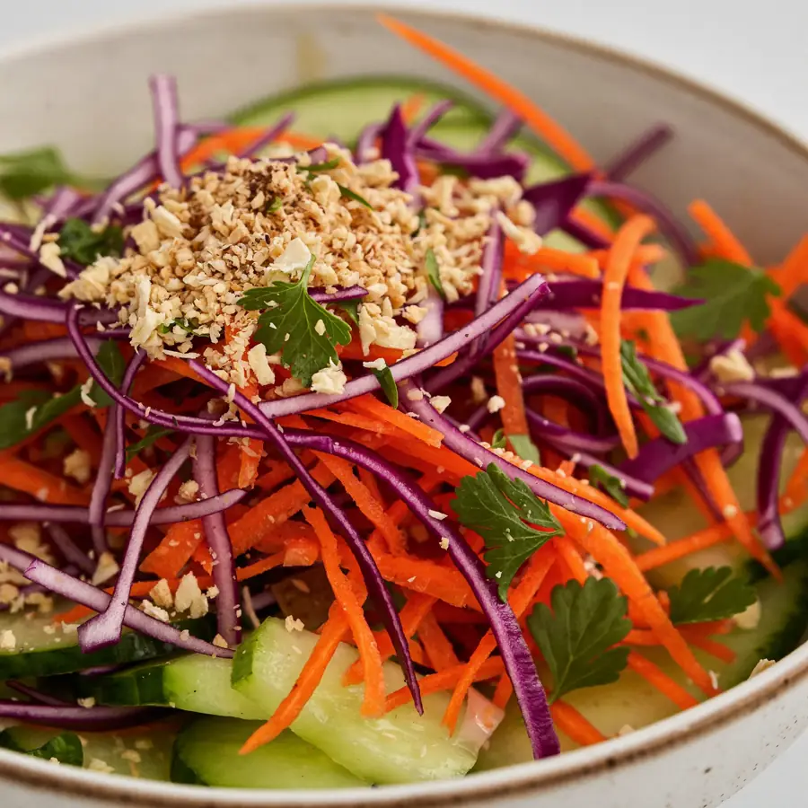 Vegan Thai Salad (close up view) – pure veg from Mohit Bakery