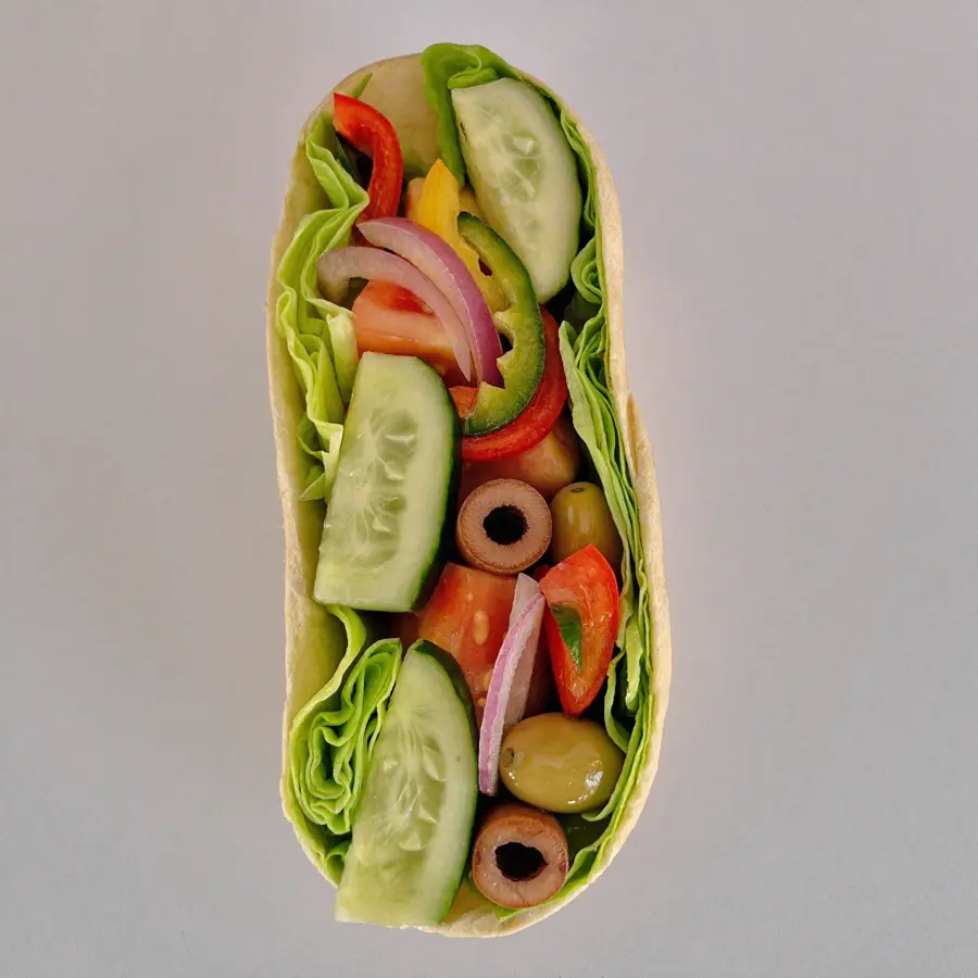 Veggie Delight Sub (front view) – pure veg from Mohit Bakery