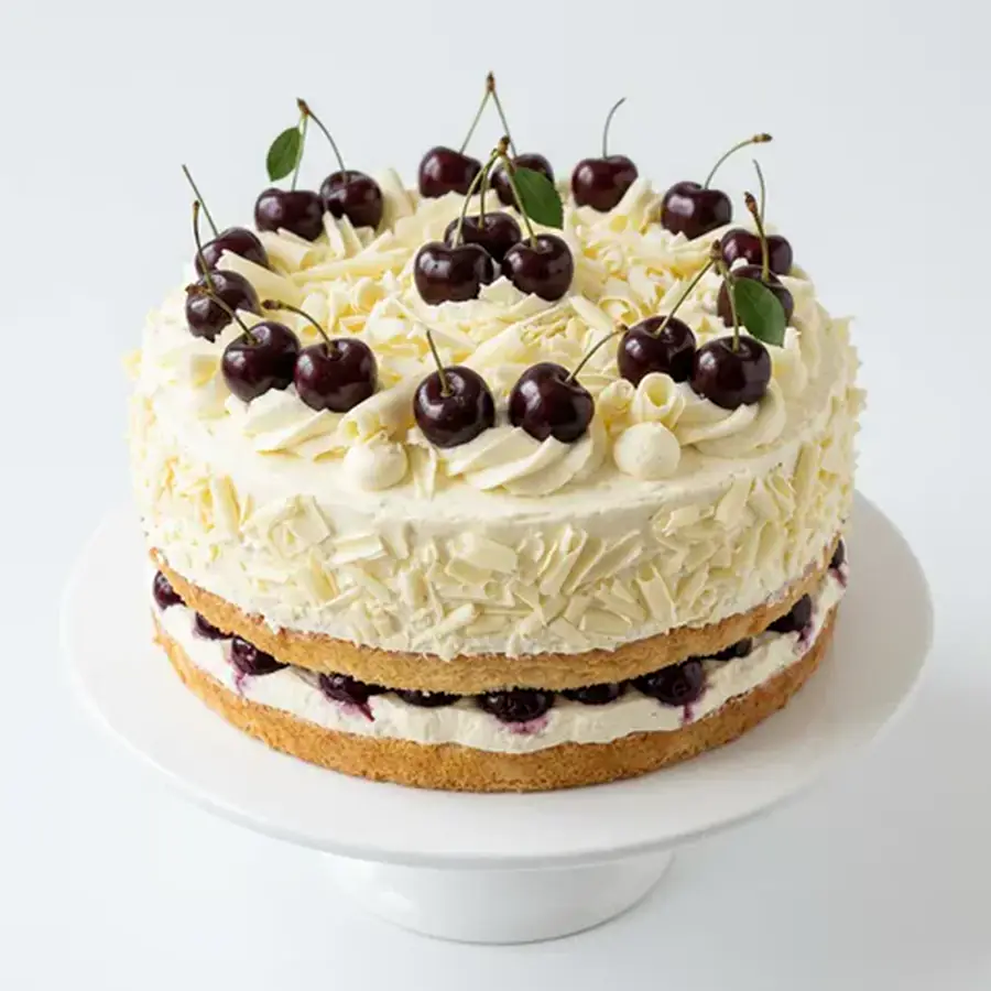 White Forest Cake (classic view) – eggless cake from Mohit Bakery