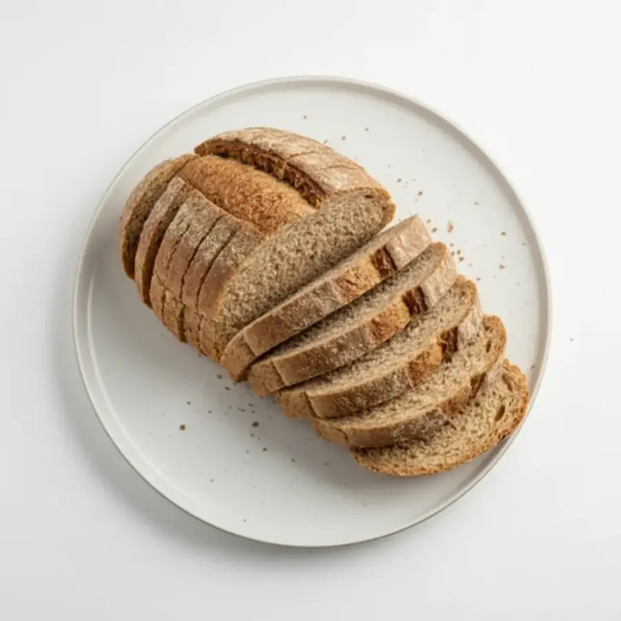 Whole Wheat Bread (top view) – fresh eggless bread from Mohit Bakery
