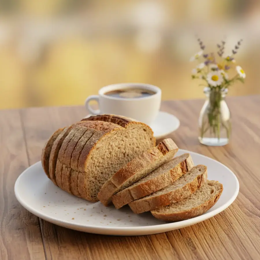Whole Wheat Bread (served view) – fresh eggless bread from Mohit Bakery