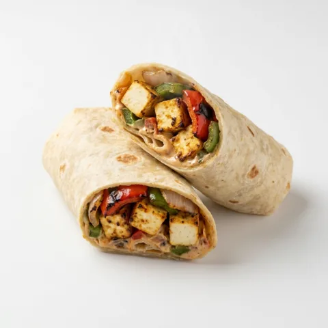 Paneer Shashlik Wrap – pure veg from Mohit Bakery, Delhi