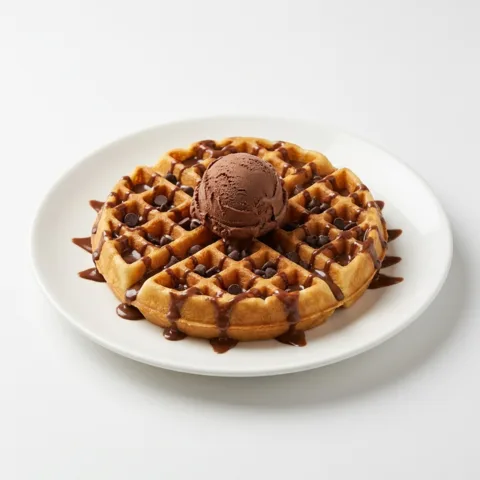 Choco Chocochips Waffle – eggless waffle from Mohit Bakery, Delhi
