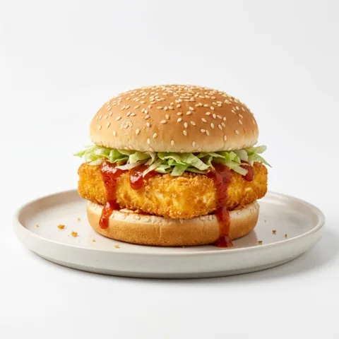 Crispy & Spicy Paneer Burger – pure veg from Mohit Bakery, Delhi