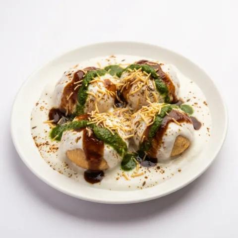Dahi Bhalle – pure veg from Mohit Bakery, Delhi