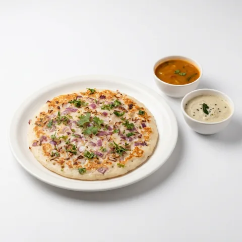 Onion Uttapam – pure veg from Mohit Bakery, Delhi