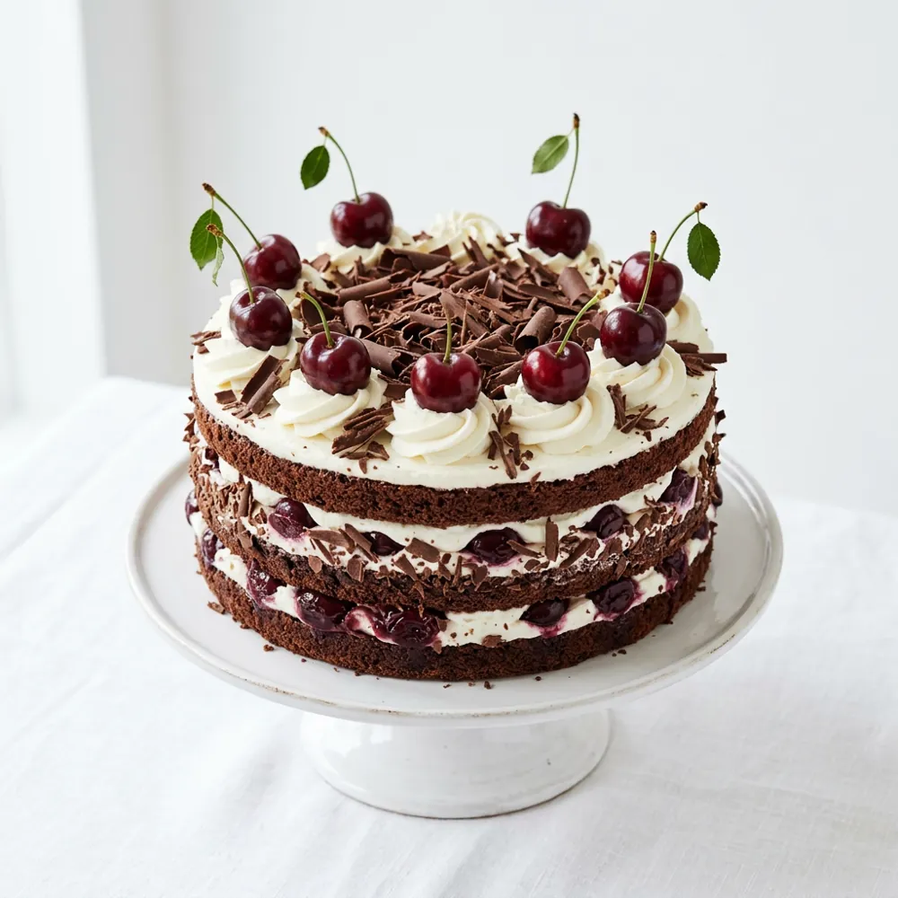 Eggless Black Forest celebration cake from Mohit Bakery, Delhi