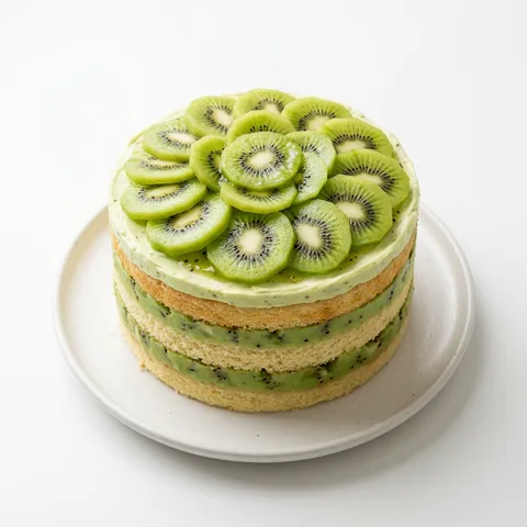 Kiwi Cake – eggless cake from Mohit Bakery, Delhi