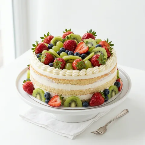 Fresh Fruit Cake – eggless cake from Mohit Bakery, Delhi