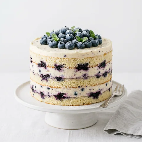 Blueberry Cake – eggless cake from Mohit Bakery, Delhi