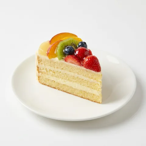 Fresh Fruit Pastry – eggless pastry from Mohit Bakery, Delhi