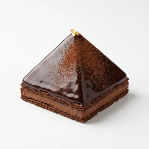 Chocolate Pyramid Pastry – eggless pastry from Mohit Bakery, Delhi