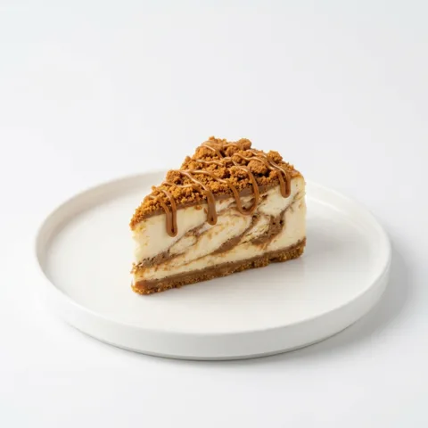 Lotus Biscoff Cheese Pastry – eggless pastry from Mohit Bakery, Delhi