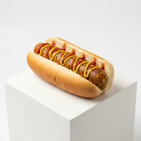 Paneer Hot Dog – pure veg from Mohit Bakery, Delhi