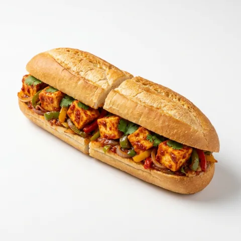 Chilly Paneer Delight Sub – pure veg from Mohit Bakery, Delhi