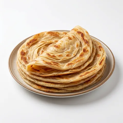 Lachha Paratha – fresh eggless bread from Mohit Bakery, Delhi