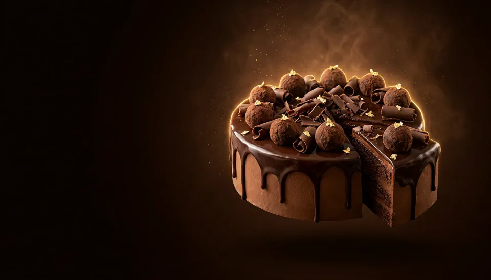 Chocolate Truffle Cake – eggless cake from Mohit Bakery, Delhi